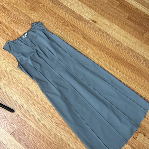 Max Studio Structured Midi Dress, Gray, 8 - Picture 6 of 9